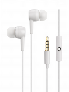 Орбита OT-ERG57 Белые наушники-гарнитура (3.5мм)